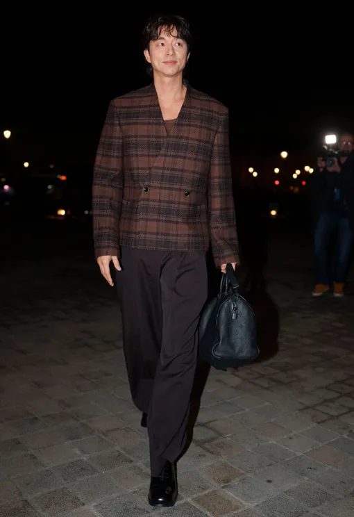 Гон Ю на показе Louis Vuitton