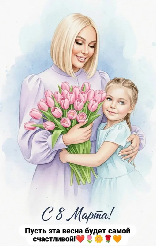 Лера Кудрявцева показала открытку, которая ей понравилась