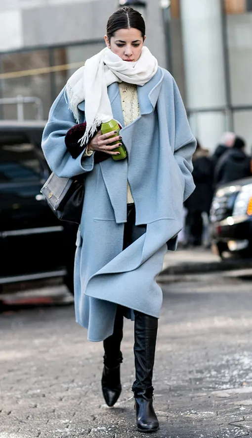 с чем носить пальто фото