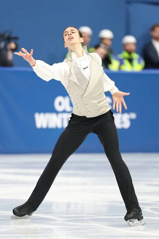 Петр Гуменник выступил на Олимпиаде