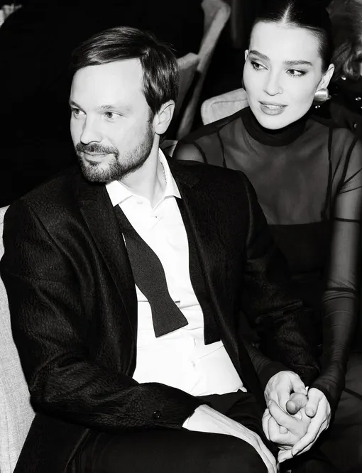 Алексей Чадов с супругой Лейсан Галимовой