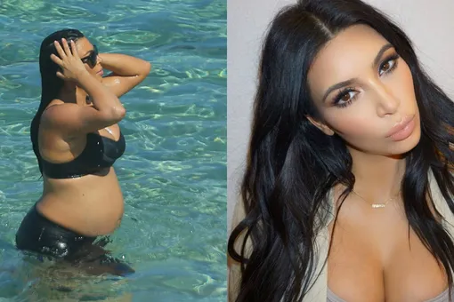 Беременная Ким Кардашьян отдыхает с семьей на острове Сен-Барт Беременная Ким Кардашьян отдыхает с семьей на острове Сен-Барт