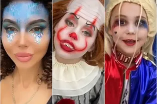 «Вот это образы – огонь!»: Оксана Самойлова и ее дети преобразились на Хэллоуин