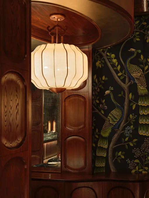 Расписанные стены в ресторане Kaifuso Расписанные стены в ресторане Kaifuso