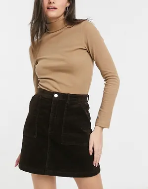 Коричневая мини-юбка, Monki, 1990 руб. Коричневая мини-юбка, Monki, 1990 руб.