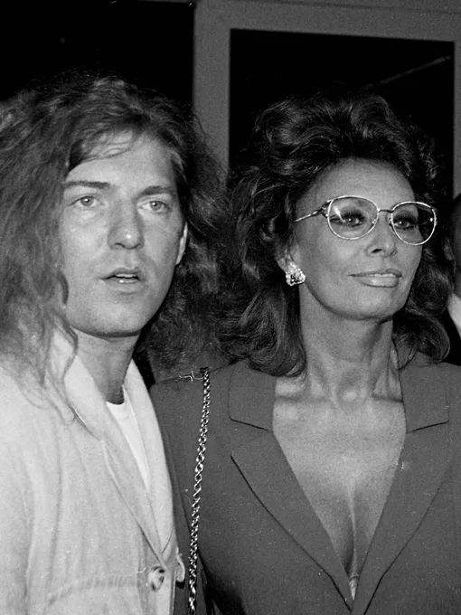 Александр Олейников и Софи Лорен