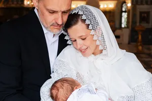 «Имени Богдан нет в святцах»: Катерина Шпица показала, как прошло крещение ее младшего сына