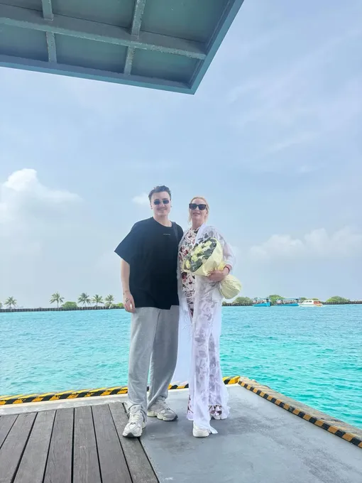 Марчел Абаби и Анастасия Волочкова прилетели на Мальдивы Марчел Абаби и Анастасия Волочкова прилетели на Мальдивы