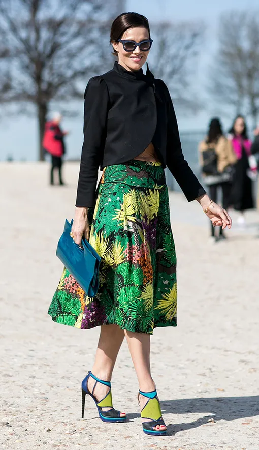 модный цветочный принт