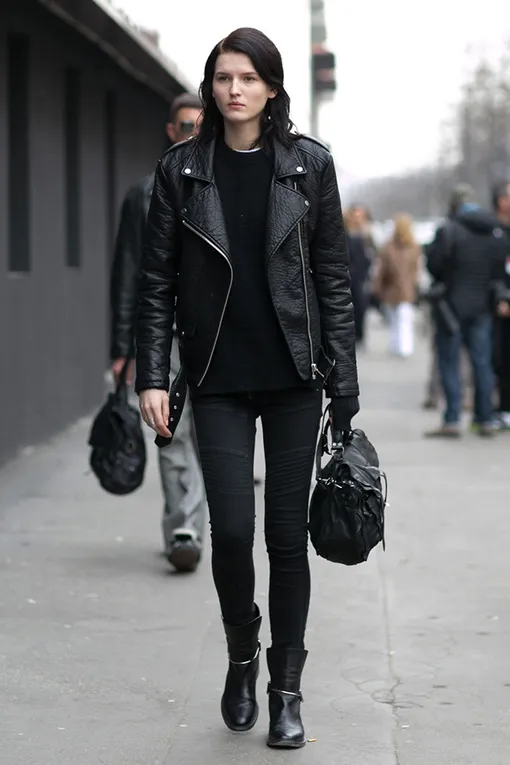 модные женские кожаные куртки