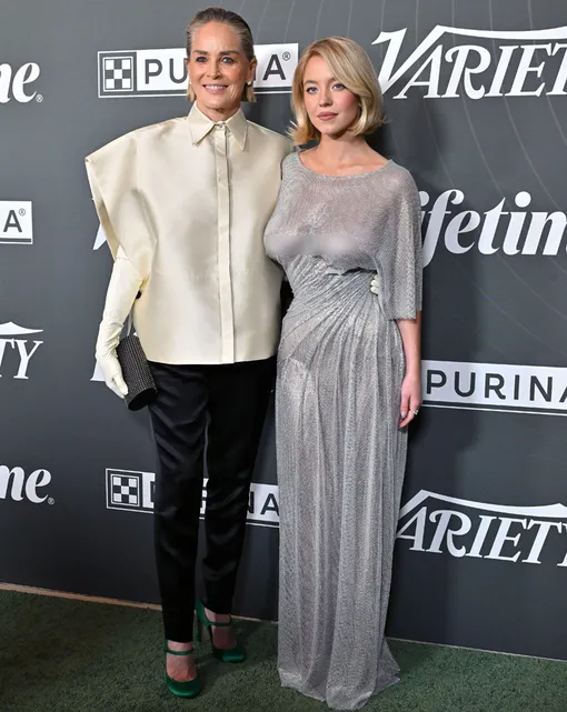 Шэрон Стоун и Сидни Суини на мероприятии в Лос-Анджелесе Шэрон Стоун и Сидни Суини на мероприятии в Лос-Анджелесе