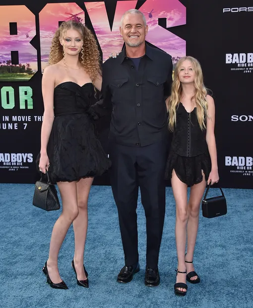 Эрик Дэйн с дочерьми Эрик Дэйн с дочерьми