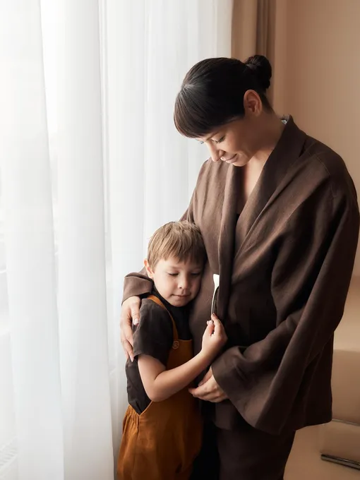 Ида Галич с сыном