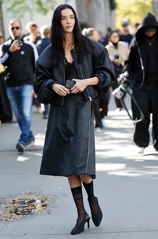 Мариякарла Босконо на стритстайле Парижской недели моды-2026