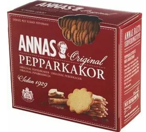 Печенье имбирное Annas Original со вкусом имбиря и корицы, 300 г (Финляндия) Печенье имбирное Annas Original со вкусом имбиря и корицы, 300 г (Финляндия)