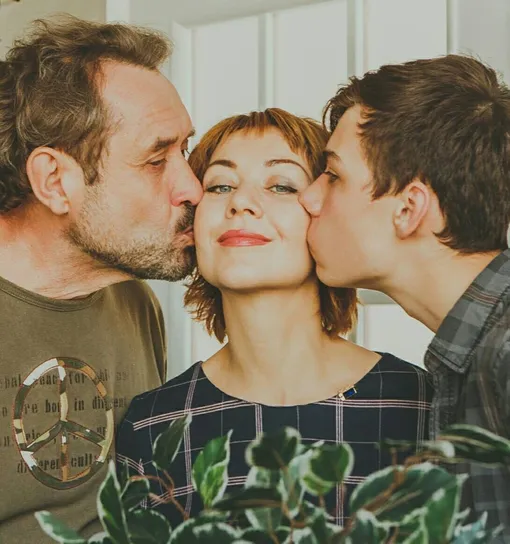 Сергей Усольцев, Ирина и Даниил Сергей Усольцев, Ирина и Даниил