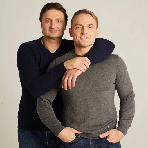 Эдгард Запашный с братом Аскольдом