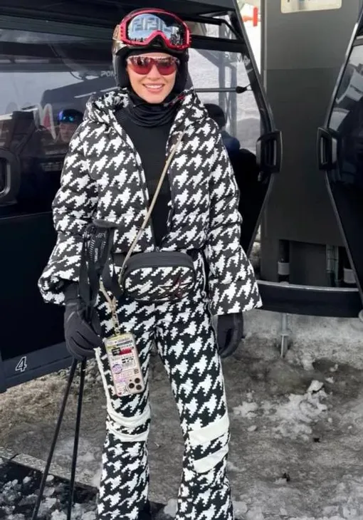 Ксения Бородина на лыжах