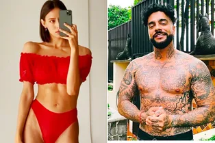 «Какое тело! Видели животик?»: возлюбленная Тимати в алом бикини изумила фанатов