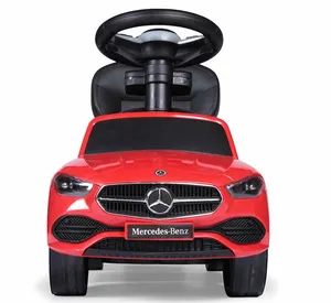 Каталка детская Mercedes-Benz AMG C63 Coupe BabyCare, (кожаное сиденье, резиновые колеса), красный Каталка детская Mercedes-Benz AMG C63 Coupe BabyCare, (кожаное сиденье, резиновые колеса), красный