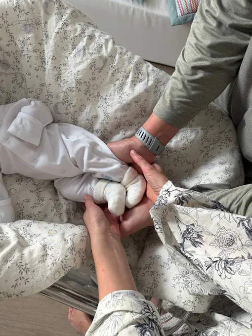 Марина Голомаздина родила третьего сына