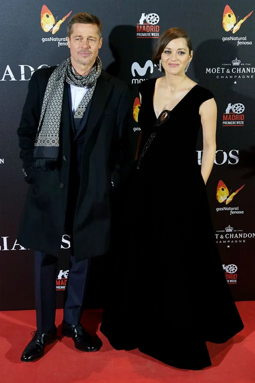 Брэд Питт и Марион Котийяр