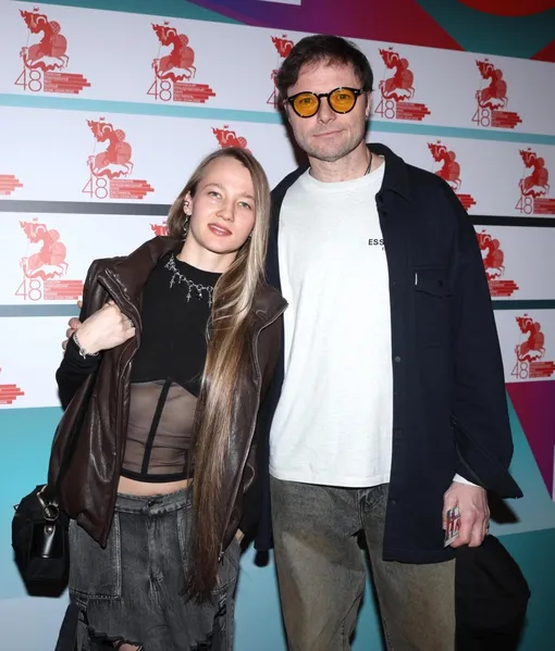 Супруги на премьере фильма «Красный призрак 1812» в рамках ММКФ