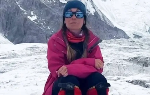 Наталья Наговицына сломала ногу в горах Наталья Наговицына сломала ногу в горах