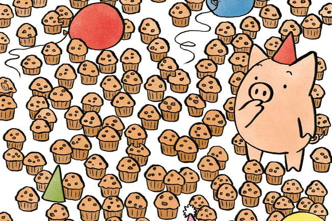 Тест на внимательность: найди 3 надкушенных кекса и войди в число самых внимательных людей!