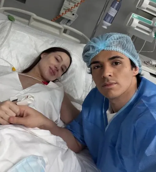 Лерчек и Луис Сквиччиарини в больнице