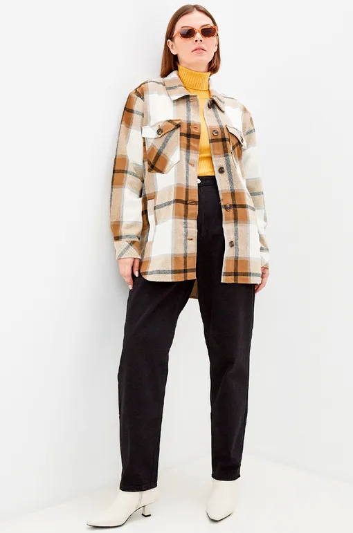 Vero Moda Curve, 5399 руб. куртка рубашка в клетку