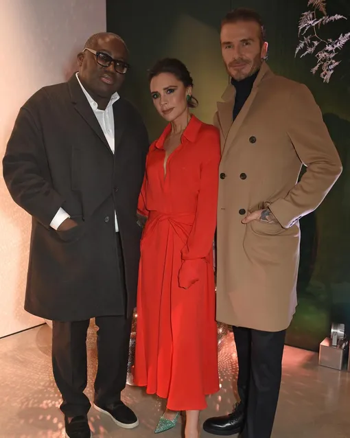 Эдвард Эннинфул, Виктория и Дэвид Бекхэм