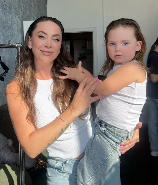 Наталья Фриске с дочерью Луной