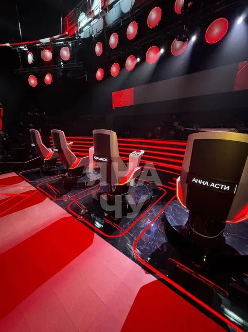 Съемочная площадка шоу «Голос» Съемочная площадка шоу «Голос»