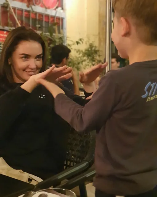 Дочь Кирилла Сафонова с его сыном