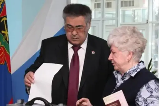 Аман Тулеев и его жена Эльвира Федоровна