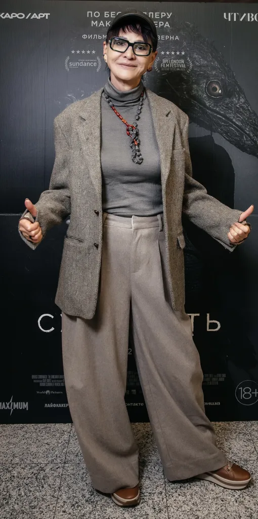 Ирина Хакамада на премьере фильма «Сущность»