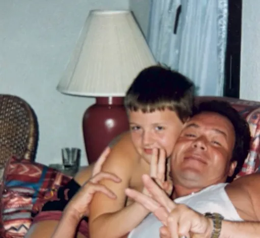 Михаил Муромов с сыном Мишей