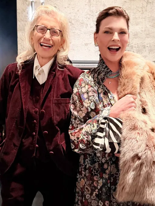 Энни Лейбовиц и Линда Евангелиста