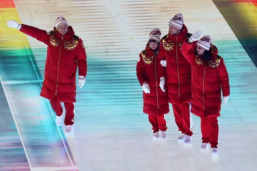 Российская сборная на открытии Паралимпиады Российская сборная на открытии Паралимпиады