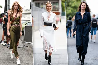 Стиль в большом городе: лучшие образы с Недели моды в Нью-Йорке