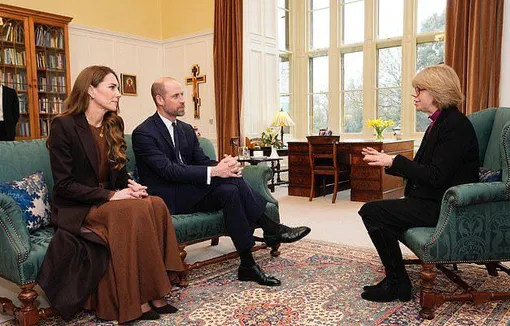 Принц и принцесса Уэльские провели встречу с Сарой Маллалли