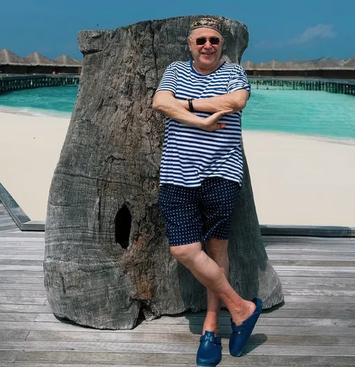 Евгений Петросян на Мальдивах