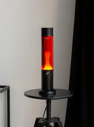 Лава лампа Amperia Tube Желтая/Красная (39 см) Black