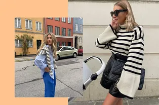 Эта база, которая нужна каждой: 12 джемперов-тельняшек на осень Эта база, которая нужна каждой: 12 джемперов-тельняшек на осень