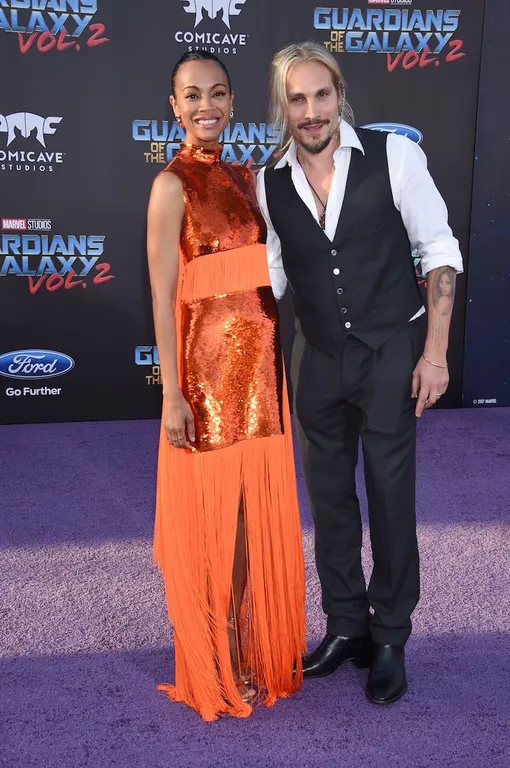 Зои Салдана с мужем