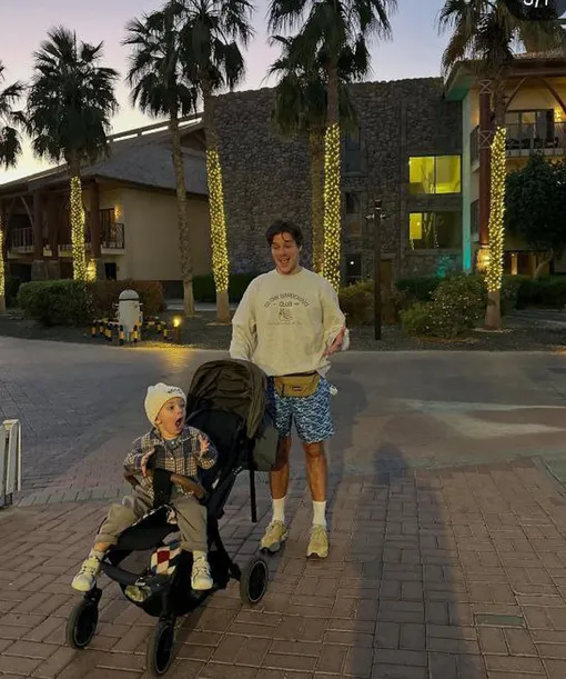 Даниил Наумов с сыном Эриком