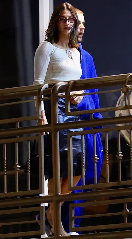 Хейли и Джастин Бибер на свидании