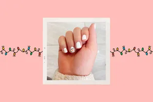 7 милых и безопасных дизайнов маникюра для детей на новогодние праздники