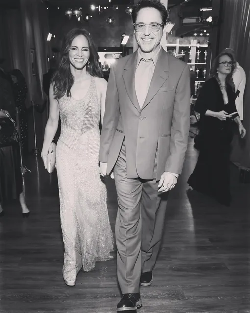 Сьюзан Левин и Роберт Дауни-младший Сьюзан Левин и Роберт Дауни-младший